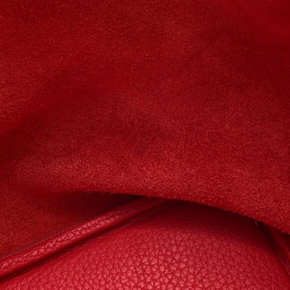 HERMES Picotin Lock Touch Size MM Taurillon Clemence/Swift Leather Rouge - Picture 9 of 11